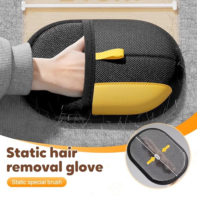Pet Hair Removal Glove for Cats & Dogs